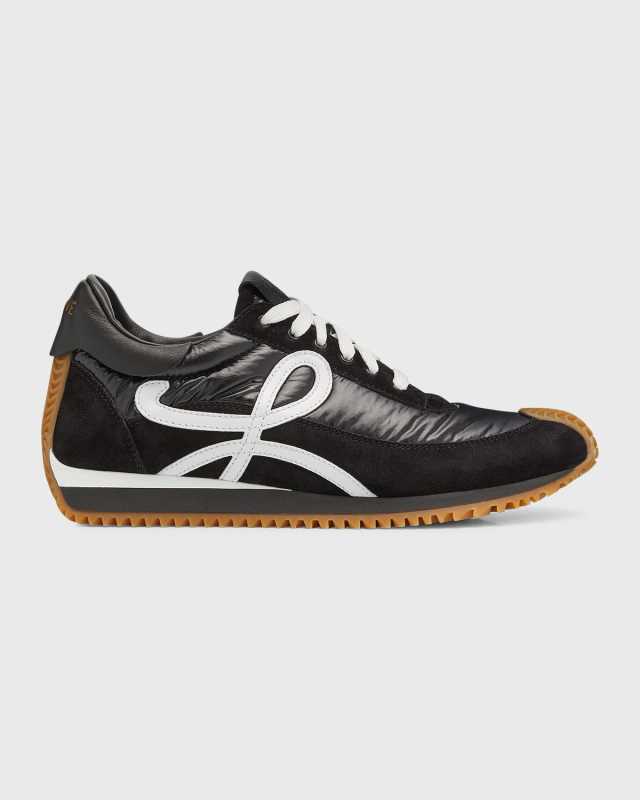 Flow Bicolor Retro Runner Sneakers